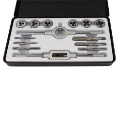 Набор метчиков и плашек Sigma 14 предм., металевий кейс Фото 3