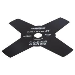 Нож для триммера Sigma 255x25.4мм, 4Т Фото 2