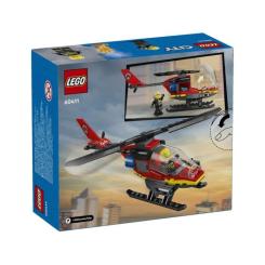 Конструктор LEGO City Пожарный спасательный вертолет 85 деталей Фото