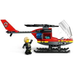 Конструктор LEGO City Пожарный спасательный вертолет 85 деталей Фото 4