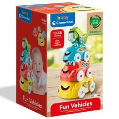 Развивающая игрушка Clementoni пирамидка Fun Vehicles Фото 3