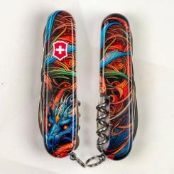 Нож Victorinox Climber Zodiac Сапфіровий дракон Фото 11