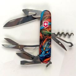 Нож Victorinox Climber Zodiac Сапфіровий дракон Фото 2