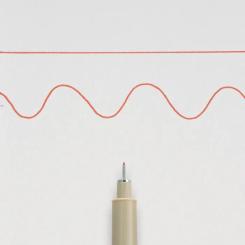 Лайнер Sakura Pigma Micron (0.2) 0,3 мм Красный Фото 3