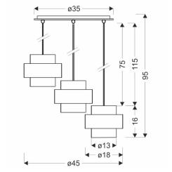 Люстра Candellux Spiega Фото 5