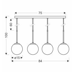Люстра Candellux Pompei Фото 2