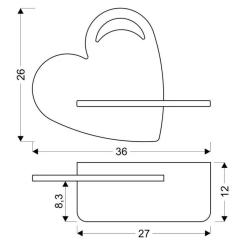 Светильник Candellux HEART Фото 1