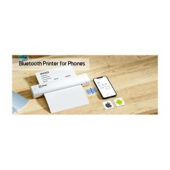 Принтер чеков UKRMARK M08-WT А4, Bluetooth, USB, белый Фото 2