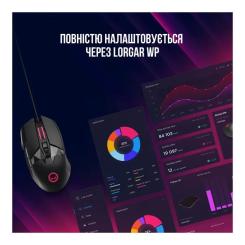 Мышка Lorgar Stricter 579 RGB USB Black Фото 8