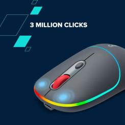 Мышка Canyon MW-22 Dual Band RGB Wireless Mountain Lavender Фото 9