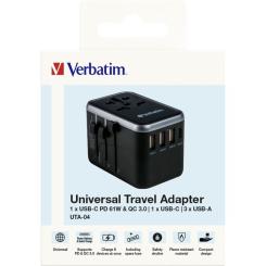 Зарядное устройство Verbatim UTA-04 PD61W (3xUSB-A/2xUSB-C) Фото 11