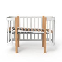 Кроватка Angelo Magic белая (дерево) 120х60 Фото 1