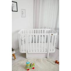 Кроватка Angelo Magic белая (дерево) 120х60 Фото 5