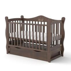 Кроватка Angelo Angelo LUX- 10 (орех) 120х60 Фото