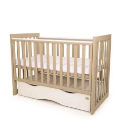 Кроватка Angelo LUX-11 (мокко) 120x60 Фото