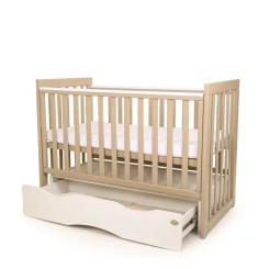 Кроватка Angelo LUX-11 (мокко) 120x60 Фото 1