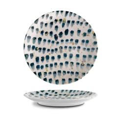 Тарелка G.Benedikt Isabelle кругла 24 см Blue Brush Фото
