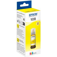 Контейнер с чернилами Epson 108 EcoTank L8050/L18050 yellow Фото