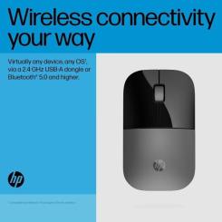 Мышка HP Z3700 Dual Wireless/Bluetooth Silver Фото 7