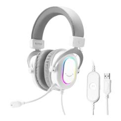 Наушники Fifine H6 RGB 7.1 White Фото 1