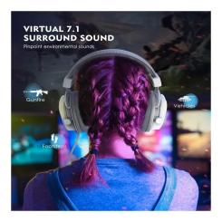 Наушники Fifine H6 RGB 7.1 White Фото 5