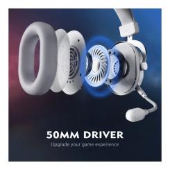 Наушники Fifine H6 RGB 7.1 White Фото 6