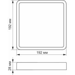 Светильник Videx 18W 5000K Black Фото 1