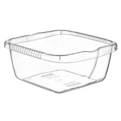 Таз Irak Plastik Квадратный Прозрачный 4.5 л Фото