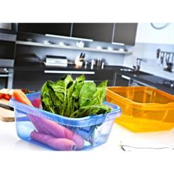 Таз Irak Plastik Квадратный Прозрачный 4.5 л Фото 1