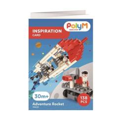 Конструктор PolyM Приключенческая ракета 138 деталей Фото 2