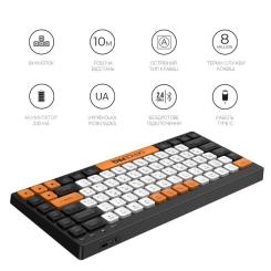 Клавиатура OfficePro SK955B Wireless/Bluetooth Black Фото 9