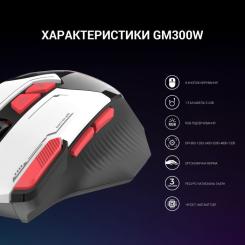Мышка GamePro GM300W USB White Фото 2