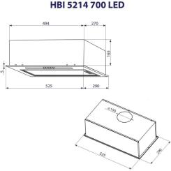 Вытяжка кухонная Minola HBI 5214 BL 700 LED Фото 9