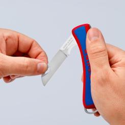 Нож монтажный KNIPEX электрика складной Фото 2