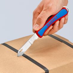 Нож монтажный KNIPEX электрика складной Фото 3