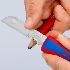 Нож монтажный KNIPEX электрика складной Фото 6