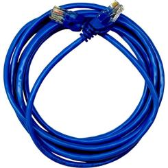 Патч-корд GEAR 0.5м UTP cat.5e, CU, 24AWG, blue Фото 1