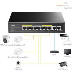 Коммутатор сетевой Cudy GS1010PE Фото 3