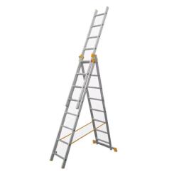 Лестница BUDFIX универсальная трехсекционная 01412, 3х12 Фото
