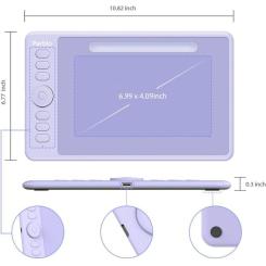 Графический планшет Parblo Intangbo S Violet Фото 3