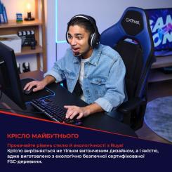 Кресло игровое Trust GXT714 Ruya Eco Black Фото 10