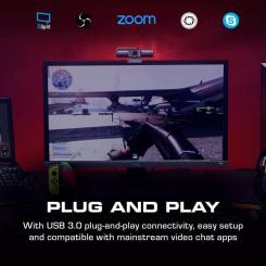 Веб-камера AVerMedia Live Streamer CAM PW513 4K Black Фото 8