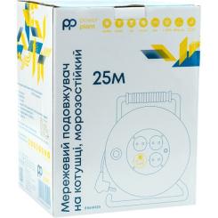 Сетевой удлинитель PowerPlant JY-20022/25, 25м Фото 1