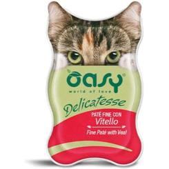 Паштет для кошек OASY Adult с телятиной 85 г Фото