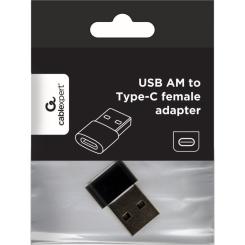 Переходник Cablexpert USB-A Male to USB-C Female USB2.0 Фото 2