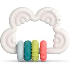 Прорезыватель Suavinex силіконовий з бряскальцем/ мультиколір Фото