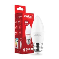 Лампочка Vestum C37 8W 4100K 220V E27 Фото