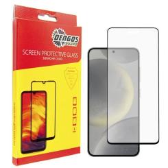 Стекло защитное Dengos Full Glue Samsung Galaxy S24 (black) Фото