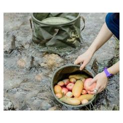 Ведро складное Naturehike ПВХ NH20SJ040 10 л світло-коричневий Фото 2