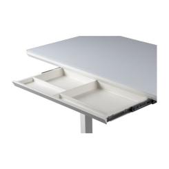 Компьютерный стол Barsky StandUp white glass 1200*600 Фото 10